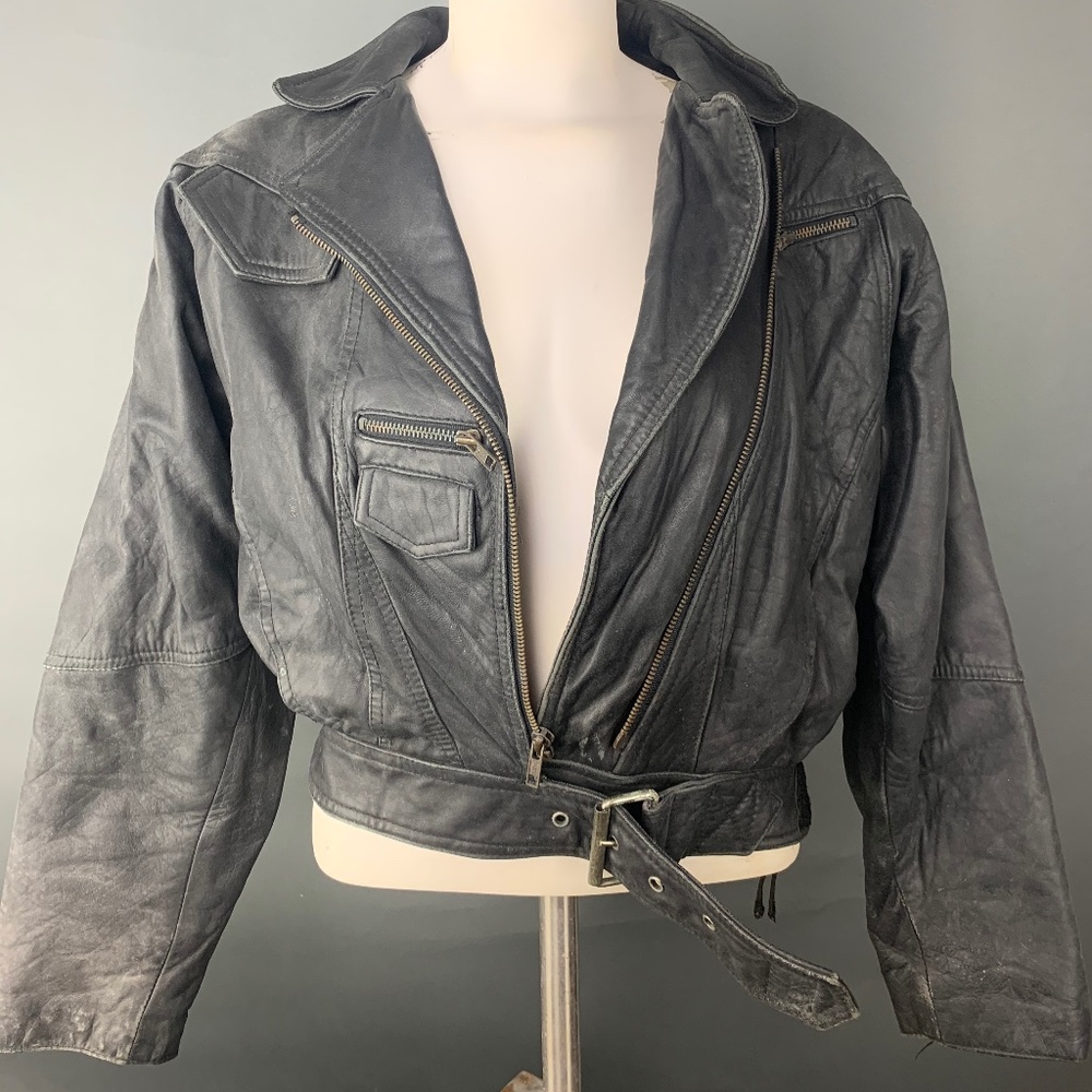 Foxrun Black Biker Jacket